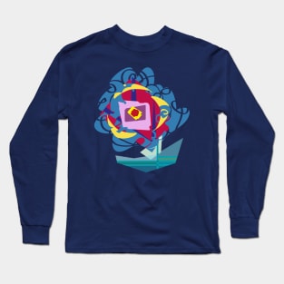 geometry  abstraction doodles Long Sleeve T-Shirt